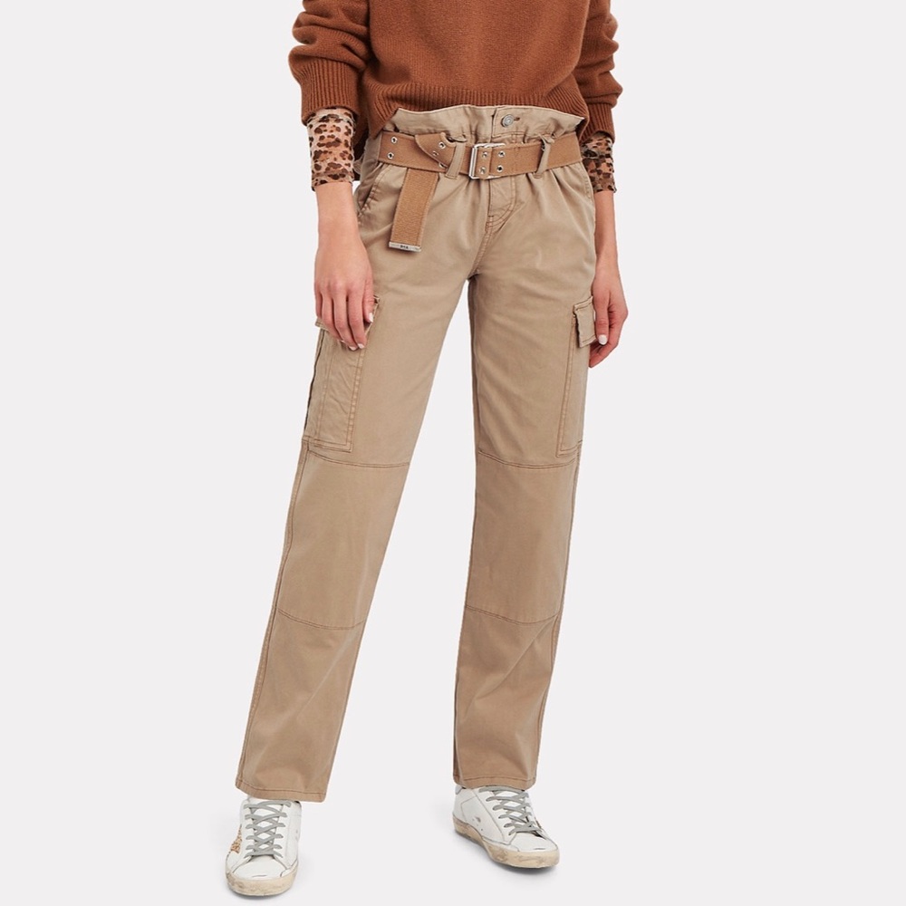 RTA SALLINGER BELTED CARGO TROUSERS